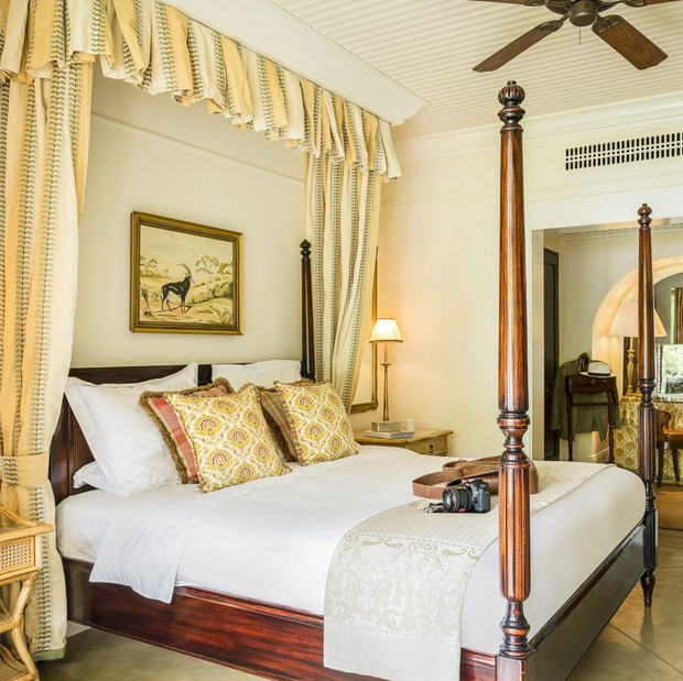 Viktoriafälle, Luxury Room The Royal Livingstone Hotel, Sambia Rundreise 