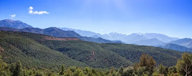 Marokko Rundreise, Atlas Gebirge, Panorama