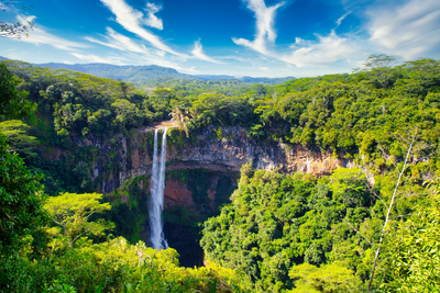 Wasserfall, Chamarel Insel, Mauritius, Mauritius Reise