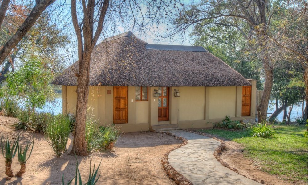 Hütten Divava Okavango Lodge & Spa, Divundi, Namibia Luxusreise 