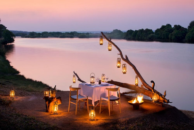 Romantisches Dinner, Johannesburg, Traumpfade durch das südliche Afrika, Südafrika, Simbabwe und Botswana Reise