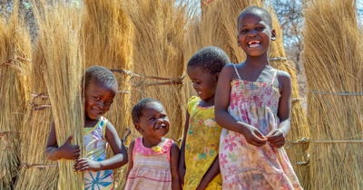 Kinder in Botswana, Individualreisen Afrika 