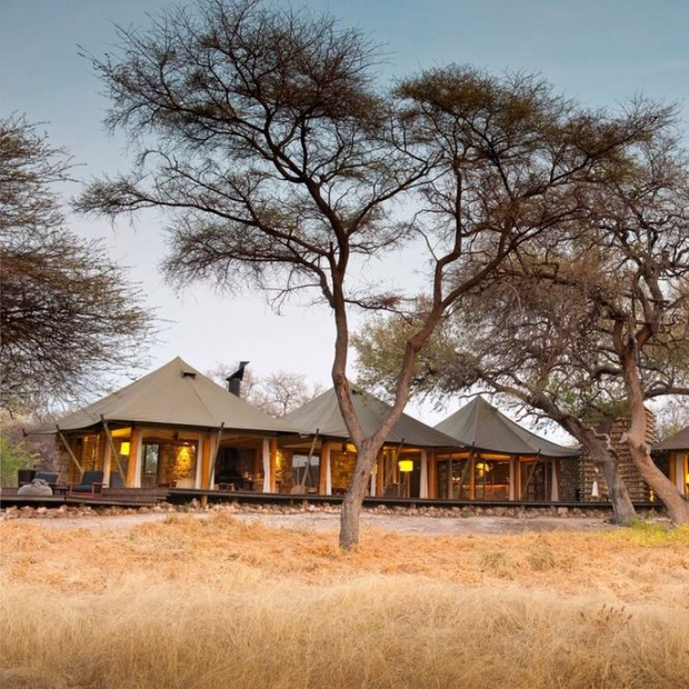 Außenansicht, Onguma Tented Camp, Etosha Nationalpark, Namibia Reisen