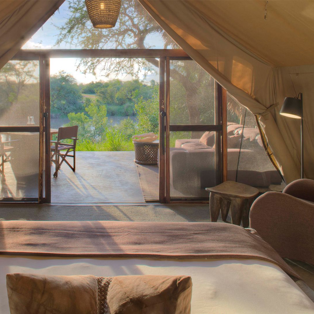 Luxusreise Tansania, Schlafzelt mit Ausblick, andBeyond Serengeti Under Canvas, Tansania