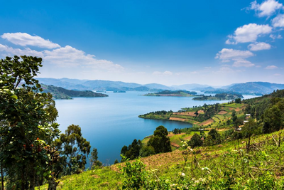 Rundreise Uganda, Panoramabild, Queen Elizabeth Nationalpark, Uganda