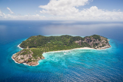 Luftaufnahme, North Island, Seychellen Rundreise